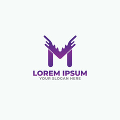 M/painting company logo design for use any purpose