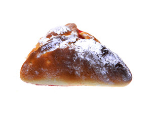 patty isolated on white background