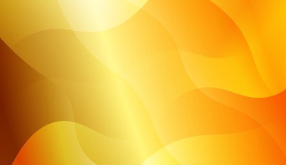 Abstract Gold Waves. Futuristic Technology Style Background. For Business Presentation Wallpaper, Flyer, Cover. Vector Illustration with Color Gradient.
