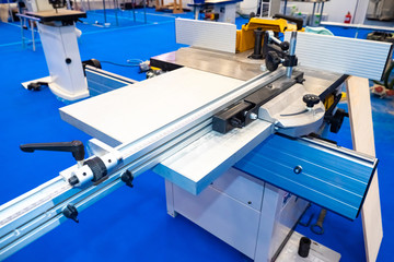 Woodworking. Wood milling machine. Joinery. Carpentry. Wood processing. Manufacture of wood products. The machine in the woodworking industry.