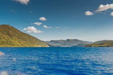 Lake Krøderen in the Buskerud region of Norway, jezioro kroderen w regionie buskerud w norwegi