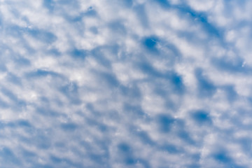 Blue sky with white cloud