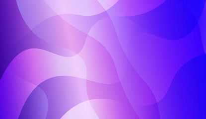 Blurred Decorative Design In Abstract Style With Wave, Curve Lines. For Creative Templates, Cards, Color Covers Set. Vector Illustration with Color Gradient.