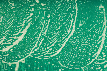 Soap bubbles background- texture liquid