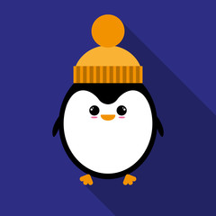 Penguin in hat icon