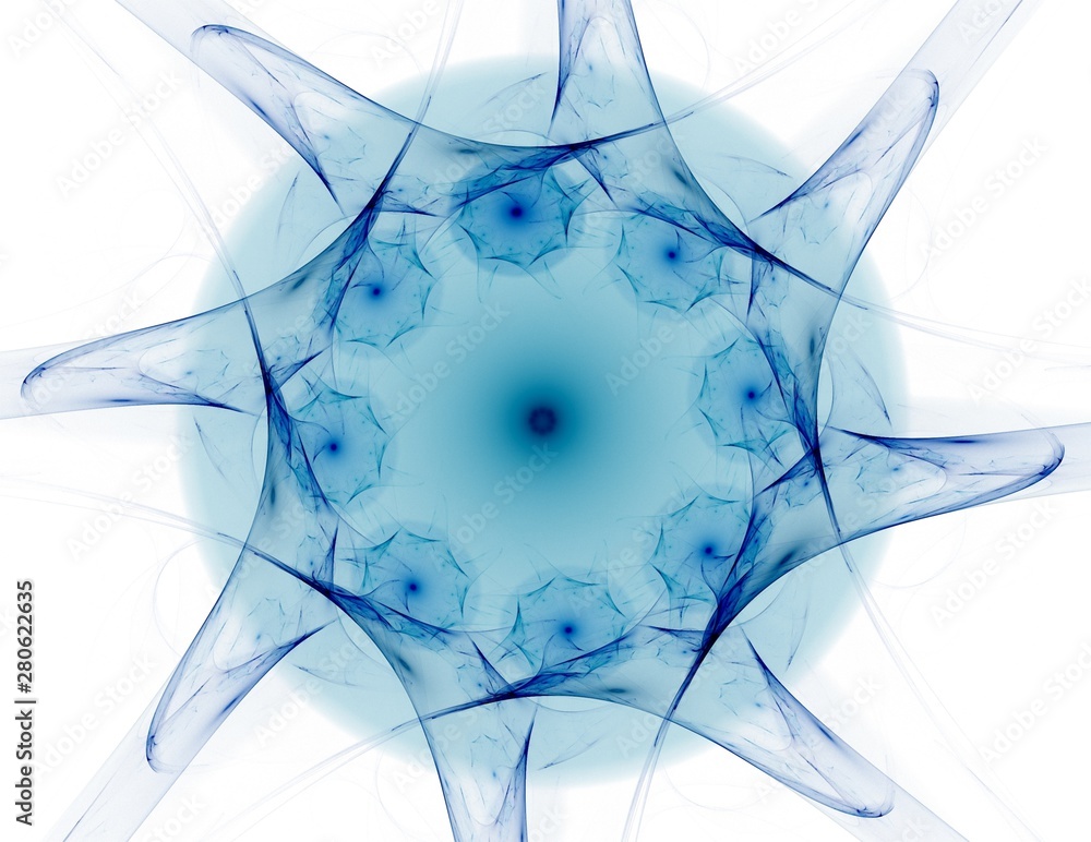Poster abstract fractal background - computer-generated image. digital art. converging toward the center of
