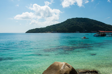 Beach in the Pulau Perhentian Besar, Malaysia