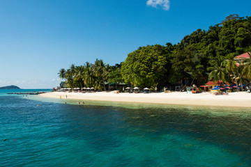 Beach in the Pulau Perhentian Besar, Malaysia