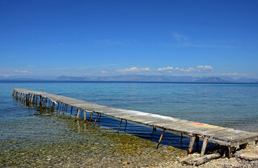 Obraz premium Bootssteg