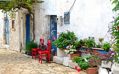 Dorf auf Korfu