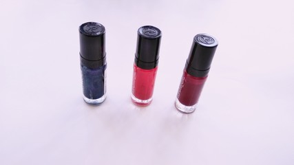 spools of thread isolated on white background