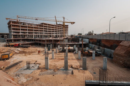 Construction site in Angola