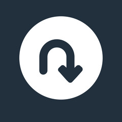 U-Turn icon