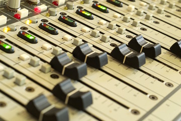 mixing console