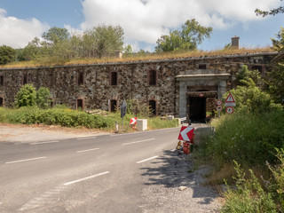 forte centrale del colle  del Melogno  Calizzano Savona