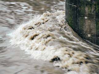 Hochwasser am Neckar