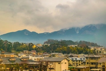 Obraz premium Kyoto Prefecture Cityscape, Japan