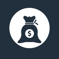 Money Bag Icon / Vector