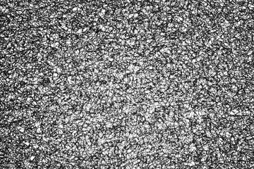 Texture of black doodles on white background.