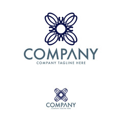 Creative Floral Logo Design Template