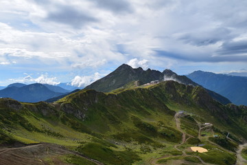 View of the Western Caucasus, Krasnodar Region, Russia