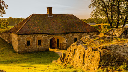 Gamle Fredrikstad, Kongsten, fort, gród, królewski, zamek, pałac, forteca, Norge, Norway, Norwegia  © Dreamnordno
