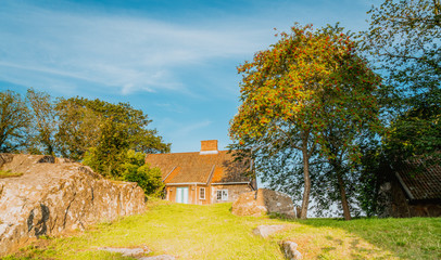 Gamle Fredrikstad, Kongsten, fort, gród, królewski, zamek, pałac, forteca, Norge, Norway, Norwegia  © Dreamnordno