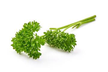 Fresh parsley, isolated on white background