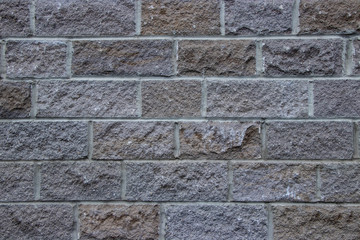 Grey rough brick wall background pattern vintage texture