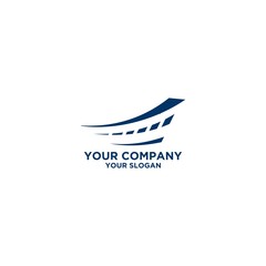 Blue Street Insurance Logo Design Vector