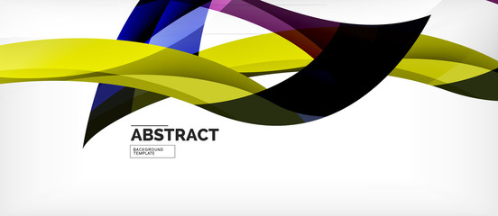 Linear wave web template. Vector illustration bright design. Decorative print. Decorative backdrop vector. Vector business illustration