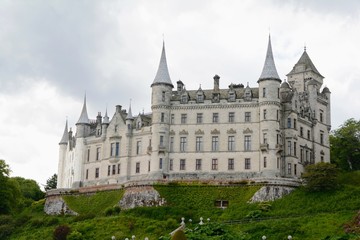 Fototapeta na wymiar Dunrobin Castle in Scottish Highlands.