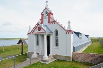 Italian Chapel in  Orkney Island, Scotland built by Italian prisoners of war.