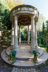 antique gazebo in the 