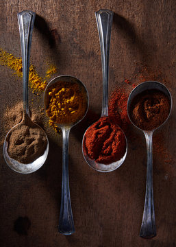 Array of spices