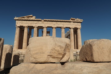 Akropolis Tempelanlage in Griechenland