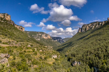 Fototapeta na wymiar View over Tarn valley