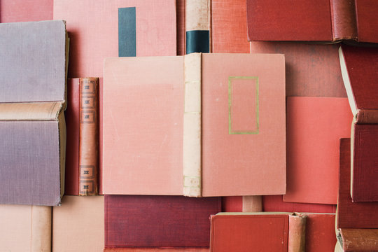 layers of old books