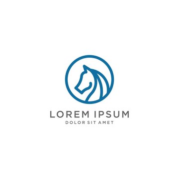 Horse symbol for logo design inspiration1