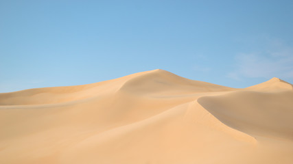 Fototapeta na wymiar sand dunes in the desert of Siwa