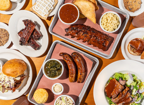 Barbecue Ribs And Sausage