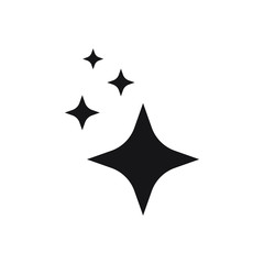 Shine icon, Clean star icon