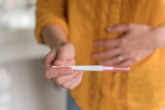 Woman taking birth control