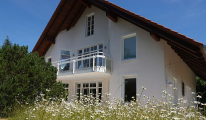 Single family home in German suburb