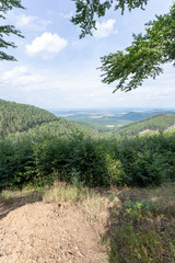 Matra mountains in Hungary