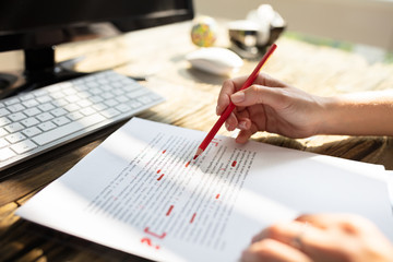 Person Marking Error With Red Marker