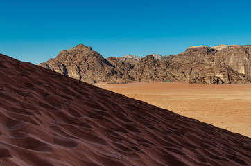 Fototapeta na wymiar Deserto della Giordania