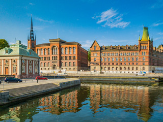 Obraz premium canal in stockholm sweden