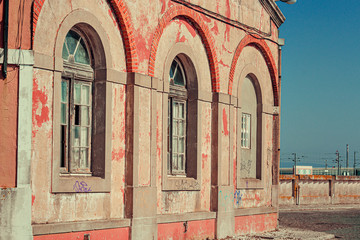 Obraz premium Abandoned Buildings in Barreiro,in Lisbon, Portugal