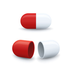 Open and closed capsule icons